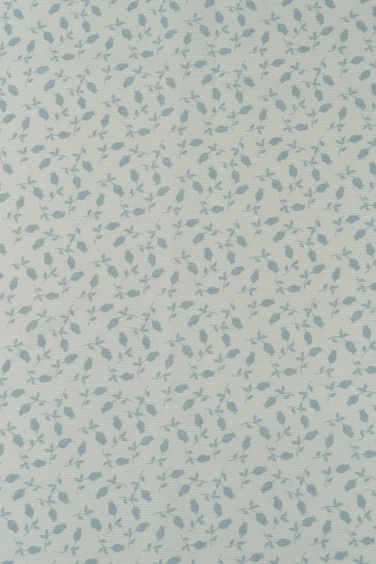 Piqué baby blue flor
