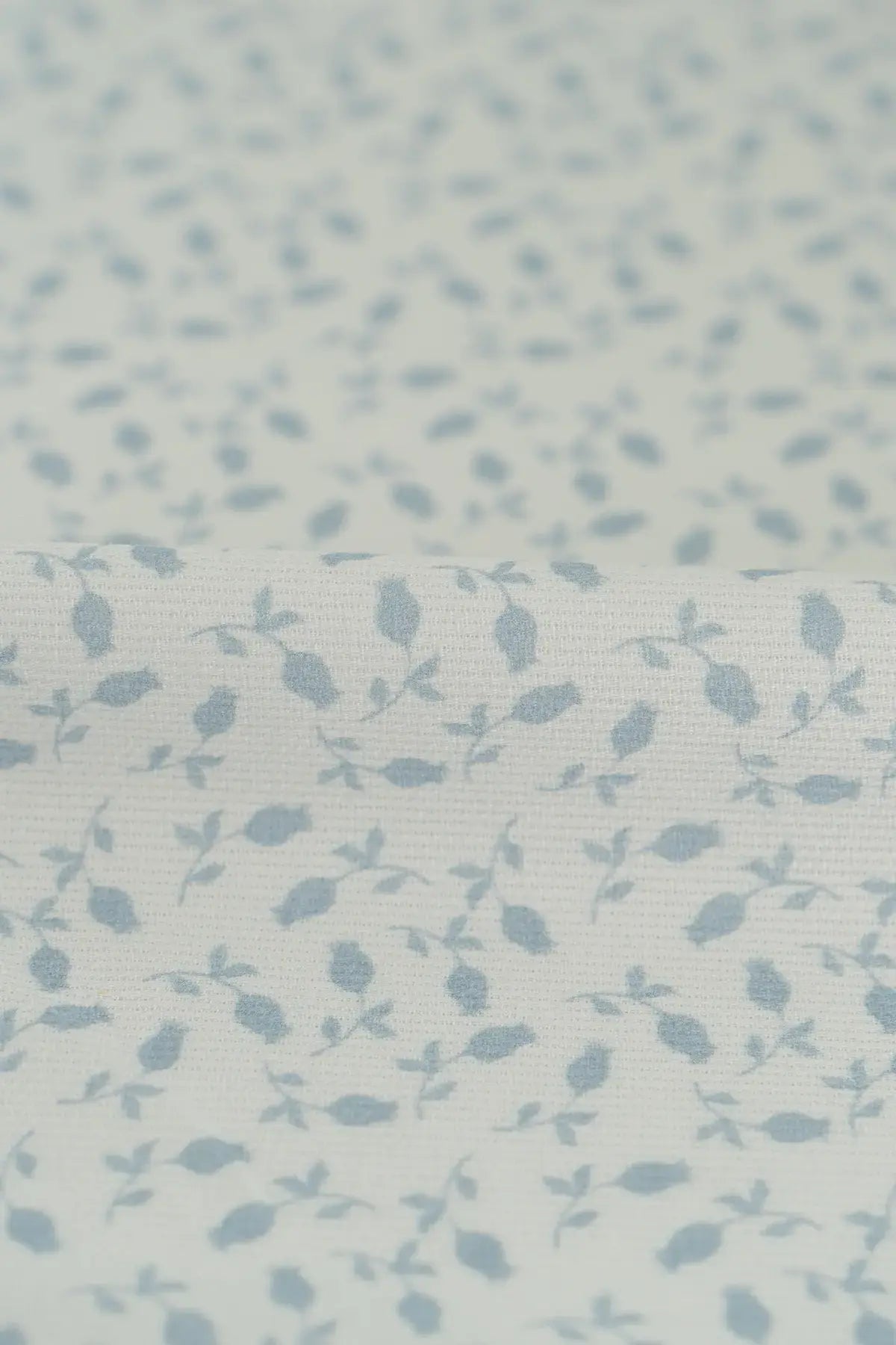 Piqué baby blue flor