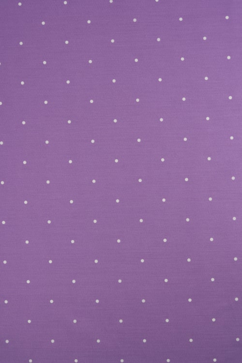 Popelín Lila con Lunar Blanco 5 mm