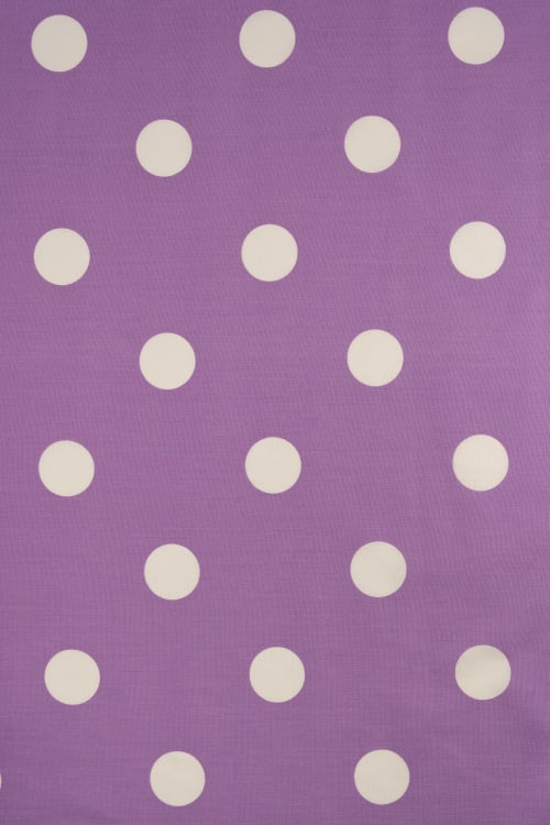 Popelin de lunares de 35mm color lila