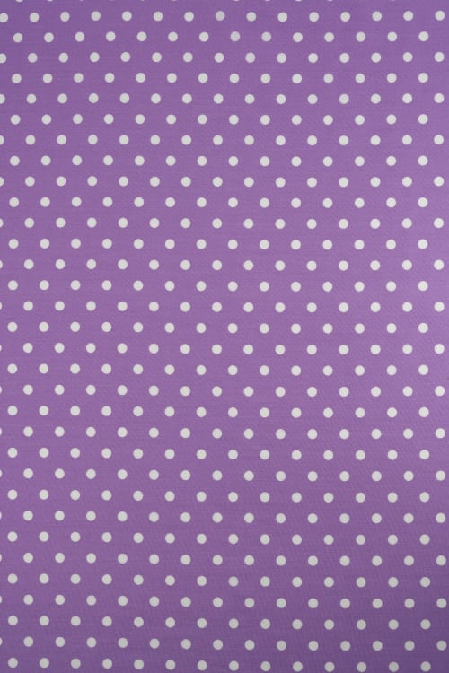 Popelin malva con lunar blanco de 8 mm