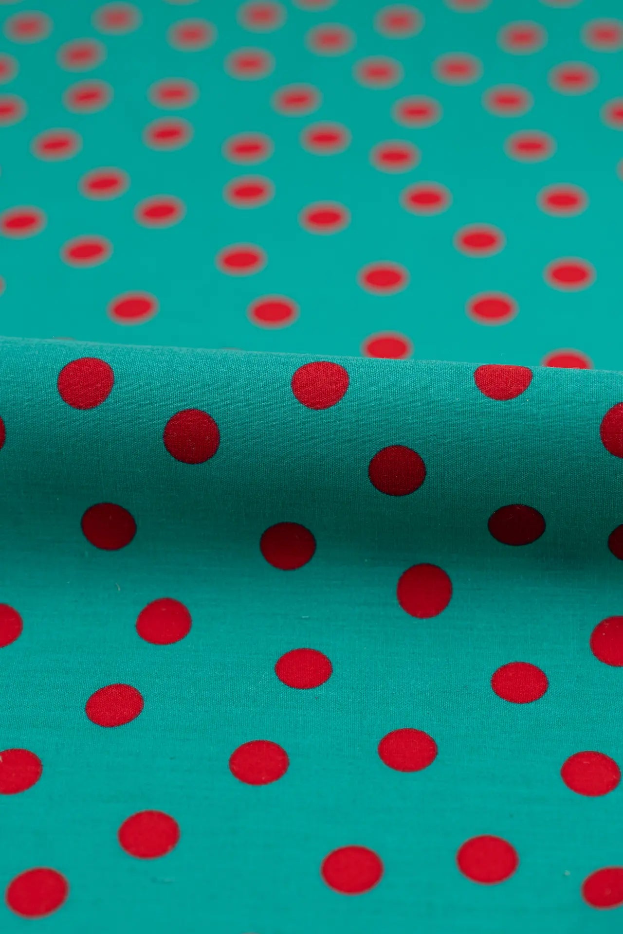 Popelin verde bright aqua