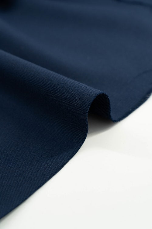 Tela color azul marino lisa