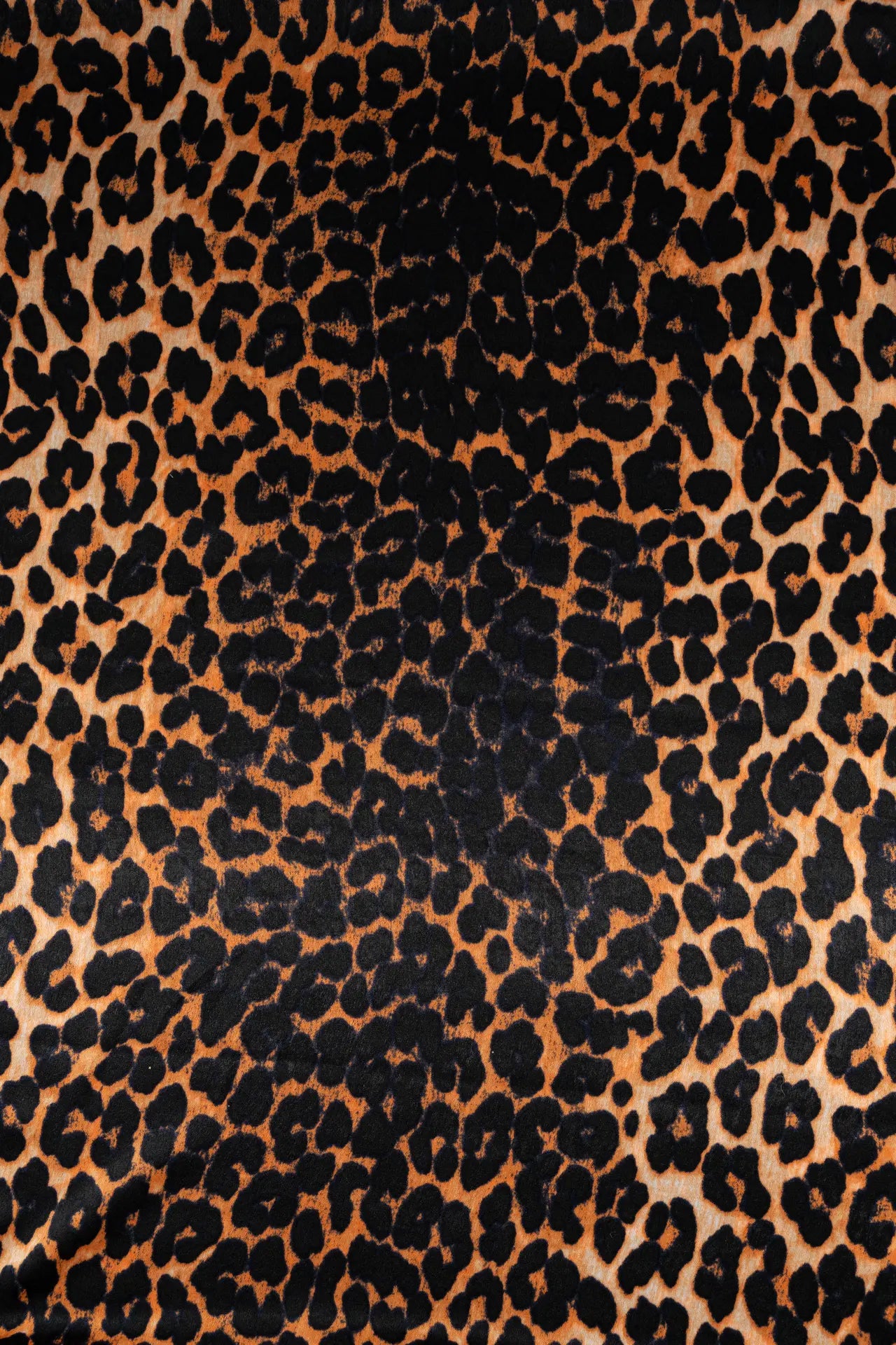 Satén leopardo Tangerine