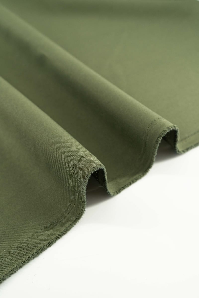 Stretch liso verde oscuro