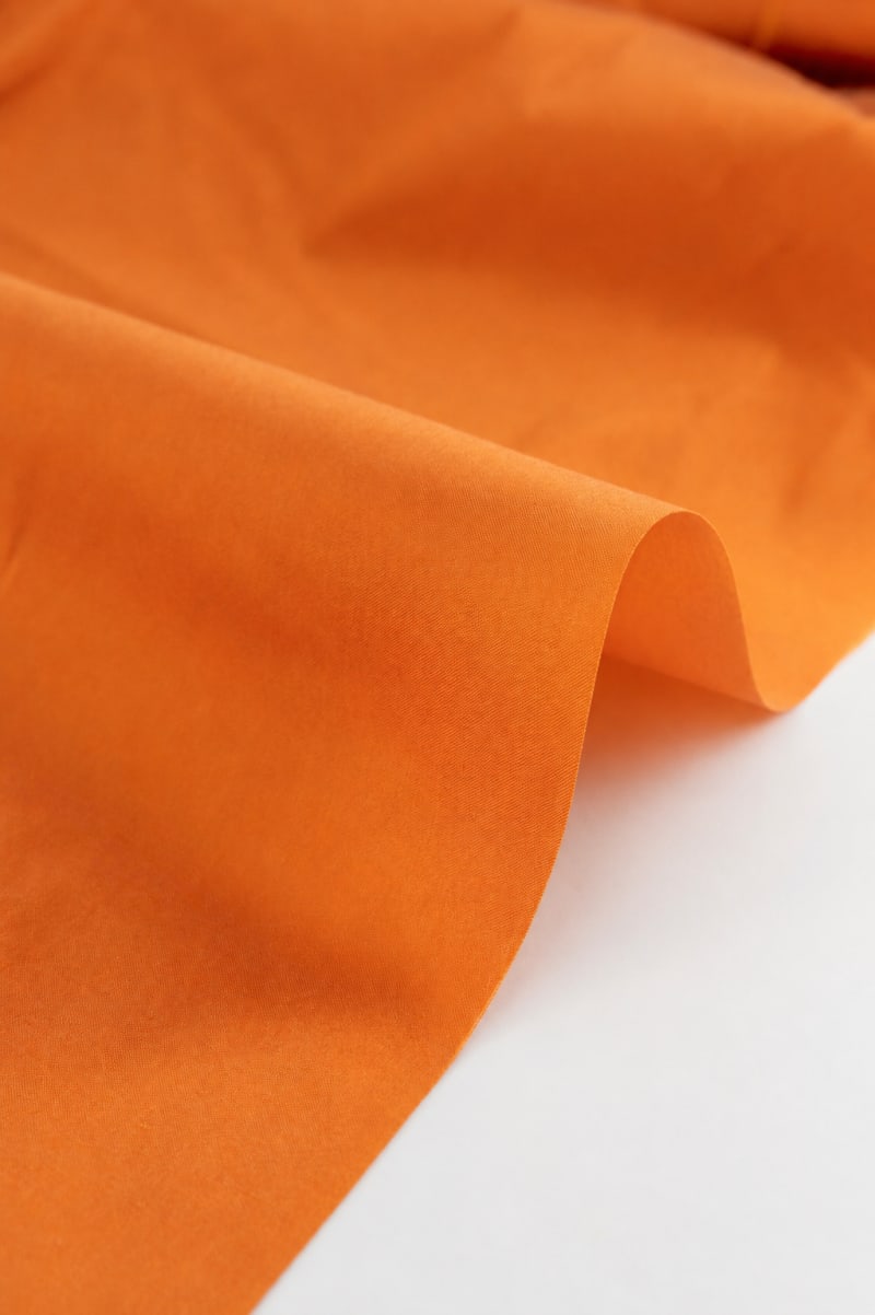 TAFETAN liso naranja