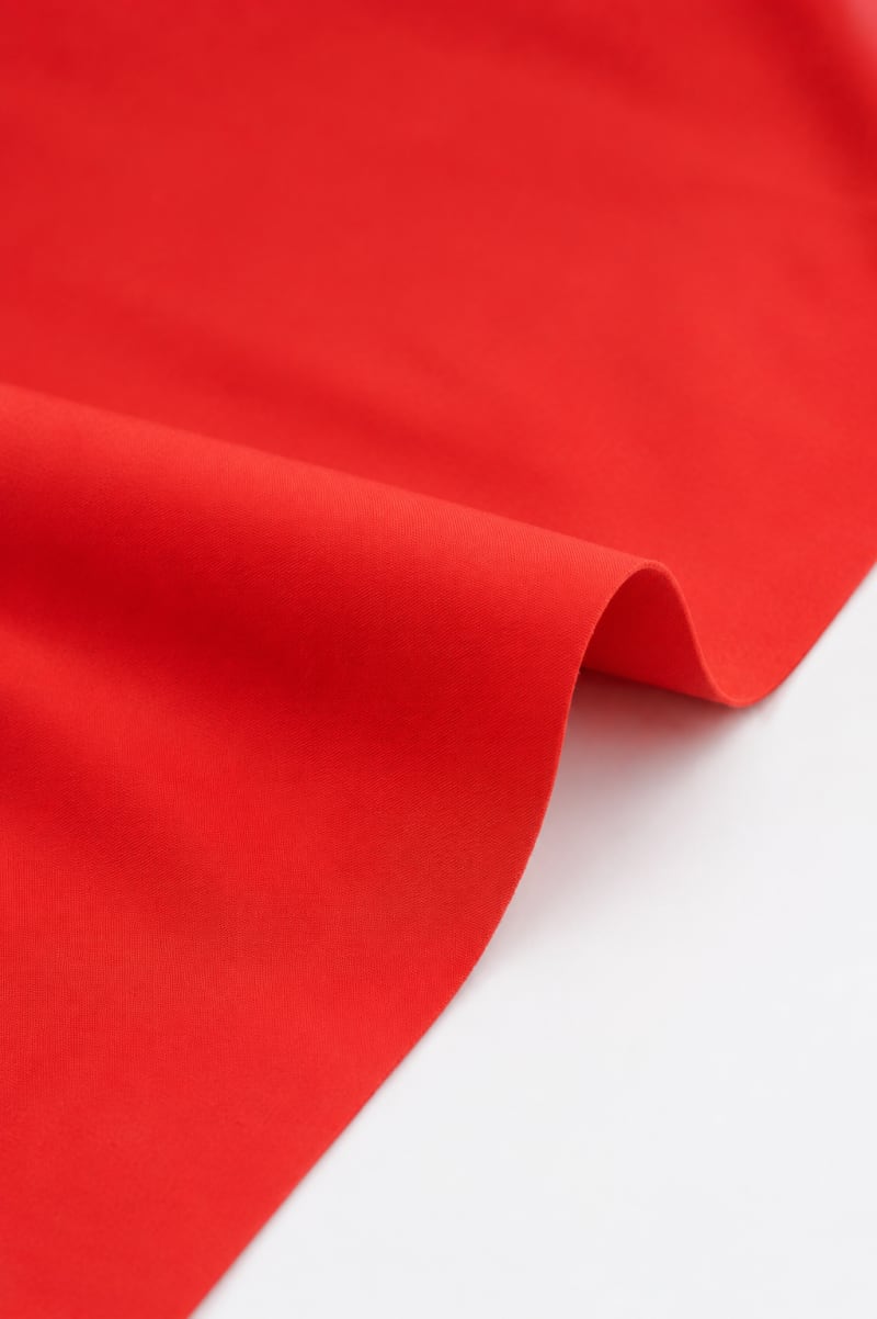 TAFETAN liso rojo