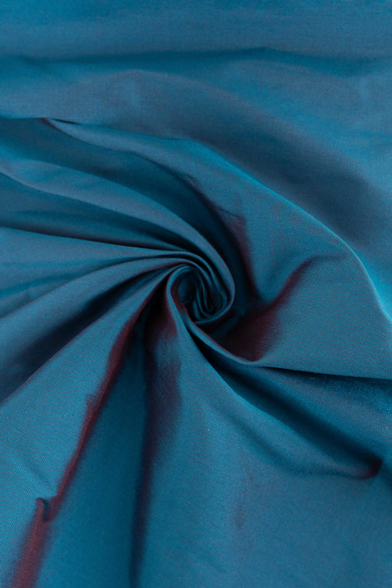 TAFETAN liso azul profundo