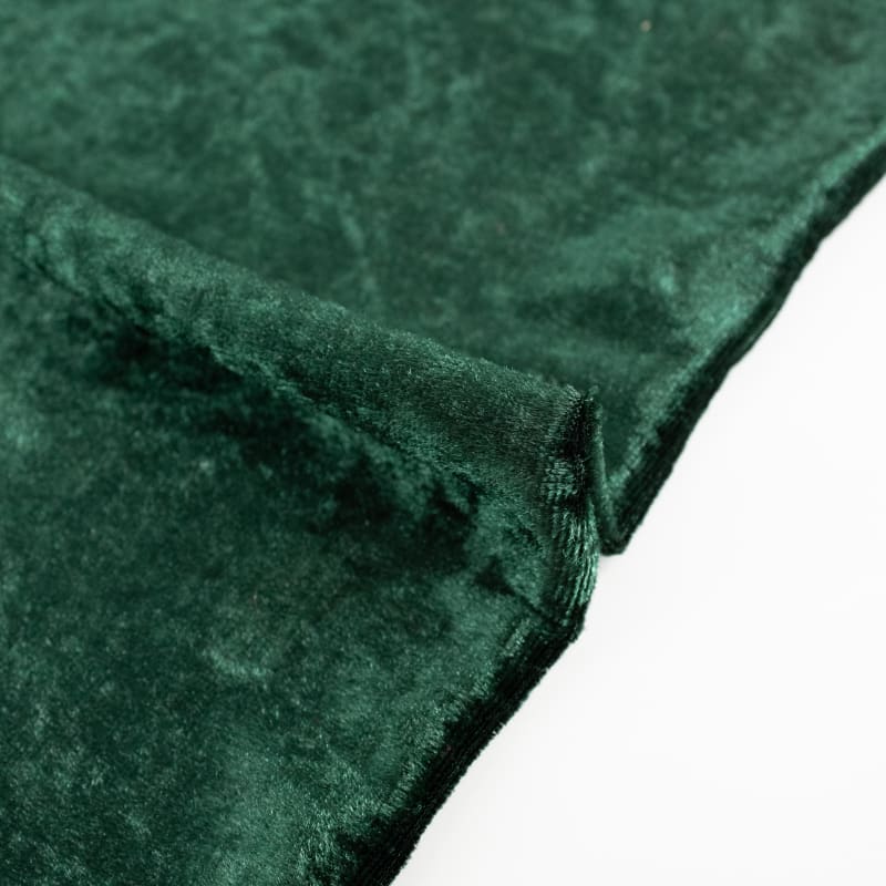 Terciopelo liso martelé verde botella