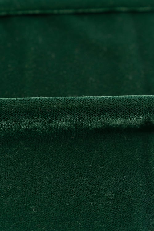 Terciopelo color verde 