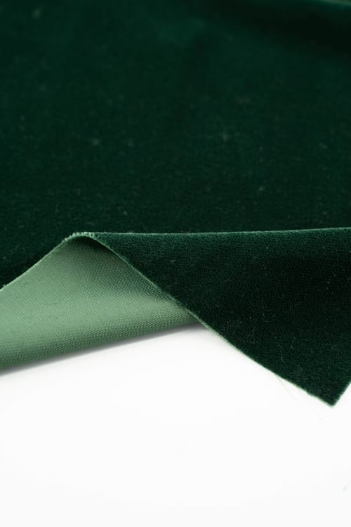 Terciopelo color verde 