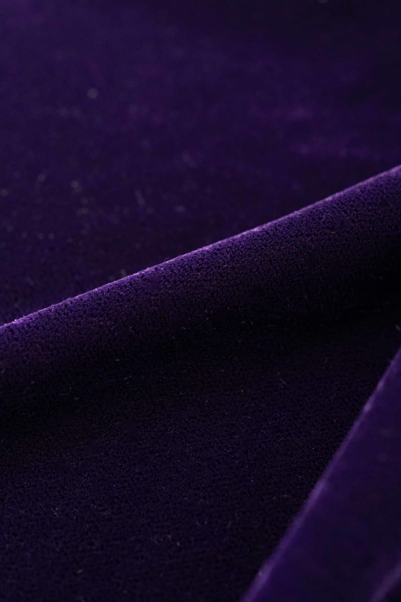 Terciopelo liso morado ciruela