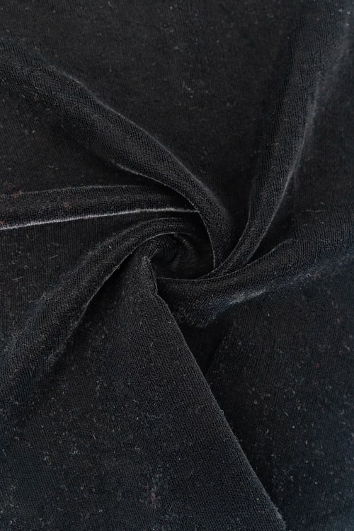 Terciopelo color negro