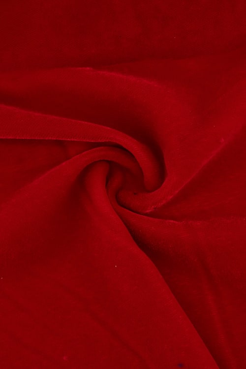 Terciopelo color rojo