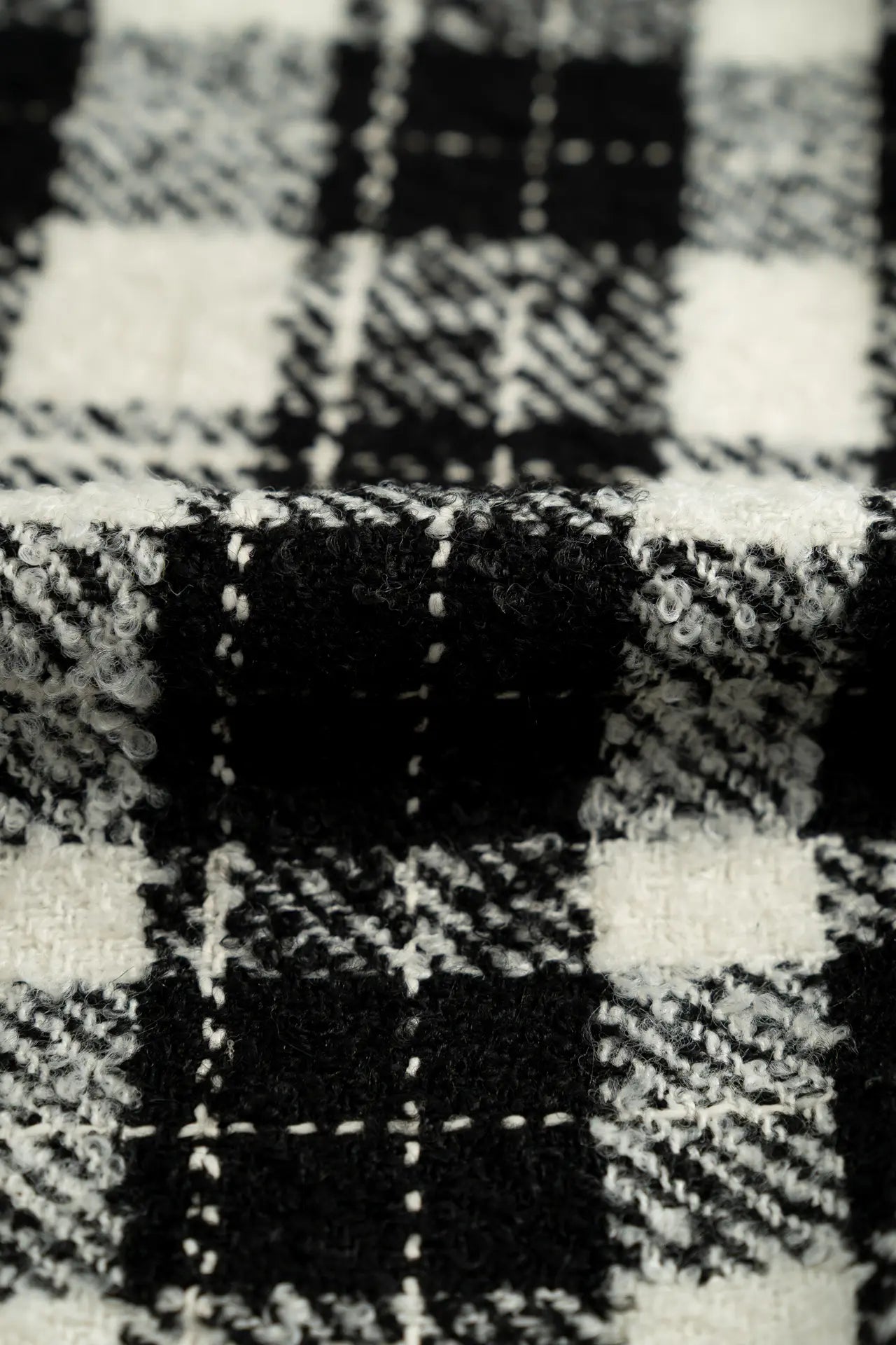 Tweed cuadros caviar