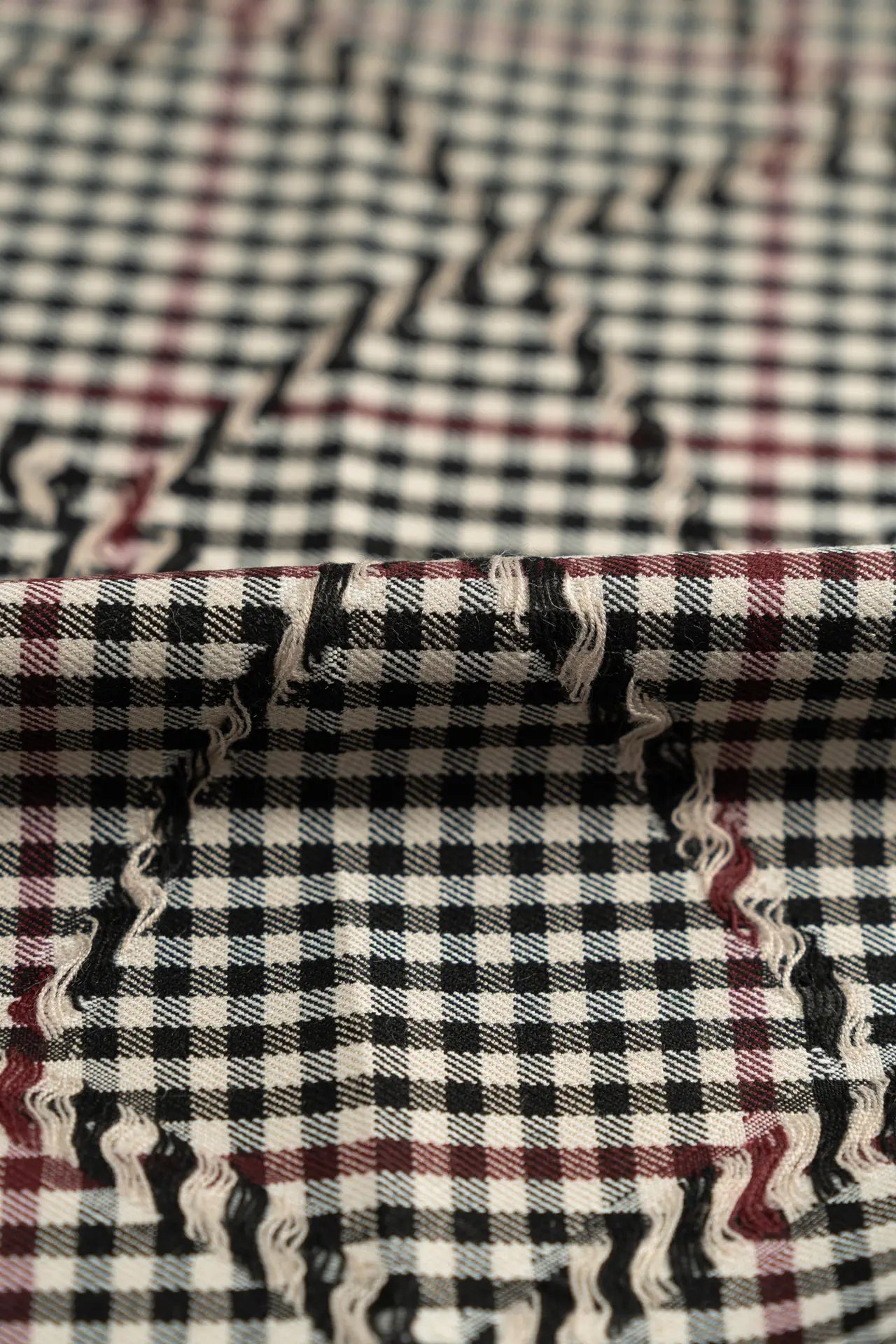 Twill cuadros rumba red