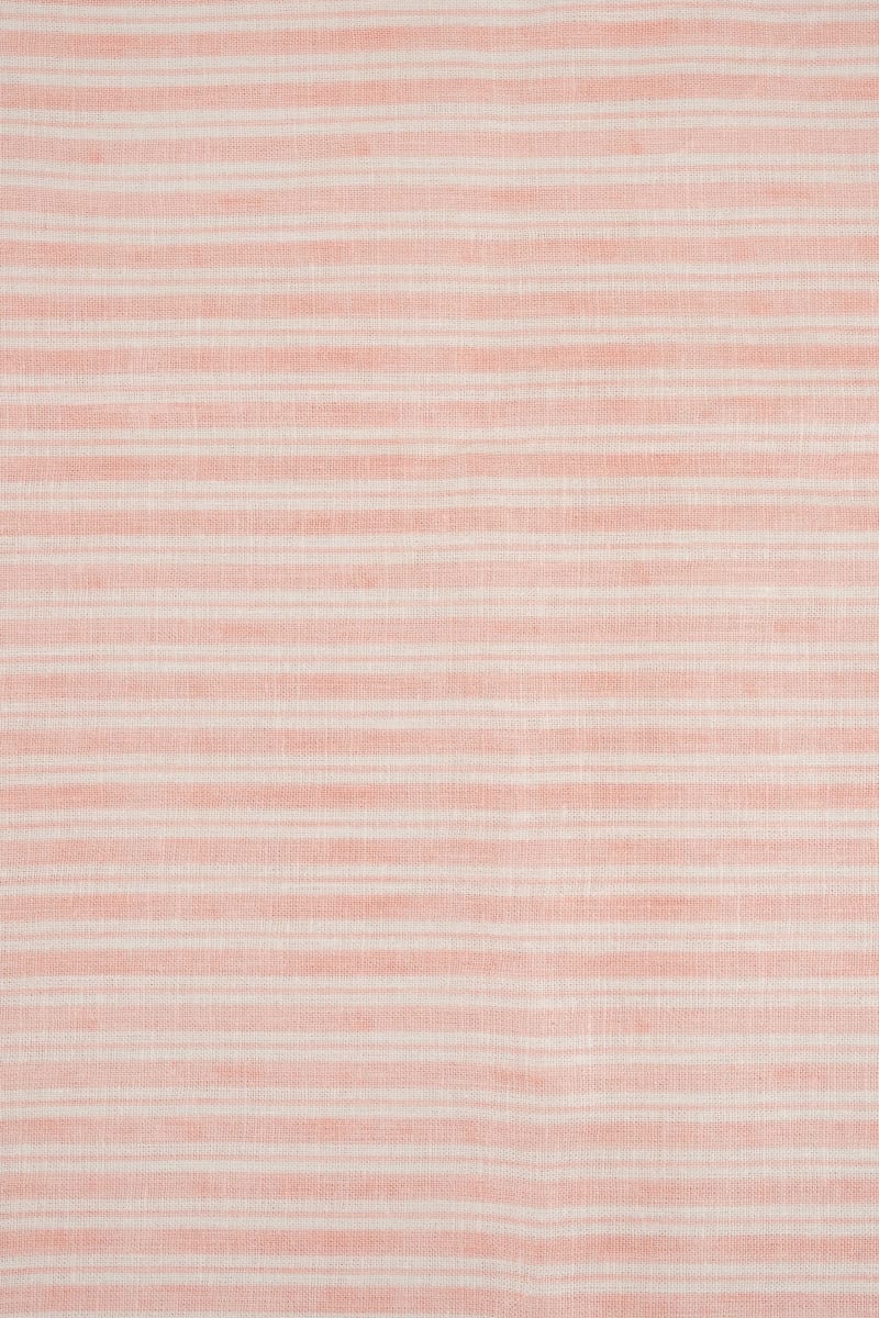 VISCOSA viscosa con lino rayas rosa pastel
