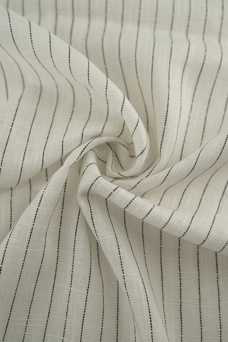 Viscosa rayas beige crudo
