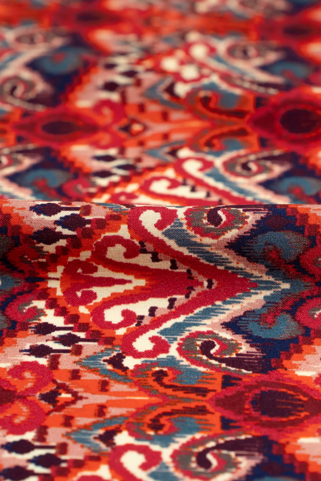 Viscosa estampada tomato