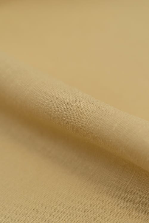 Viscosa lino color amarillo pastel