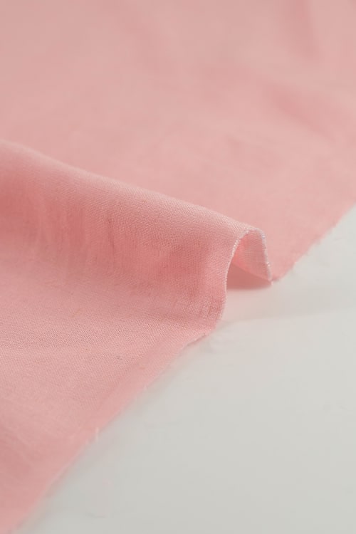 Viscosa lino color rosa pastel