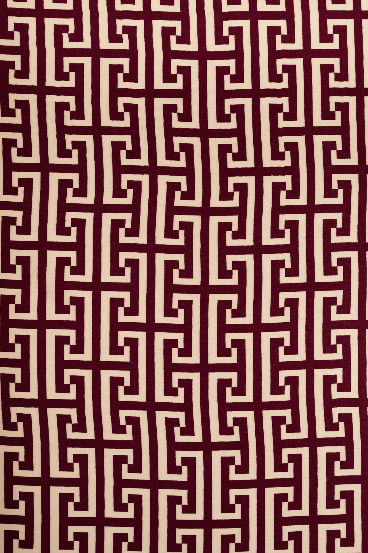 Viscosa beet red estampada