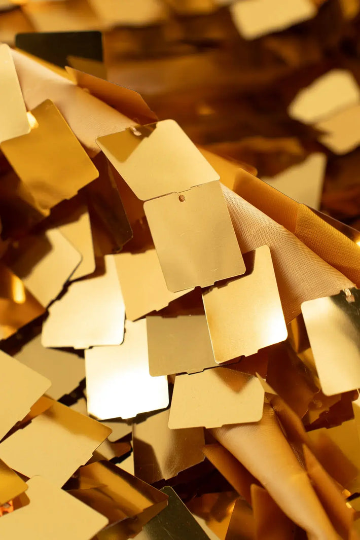 Lentejuela splash rich gold