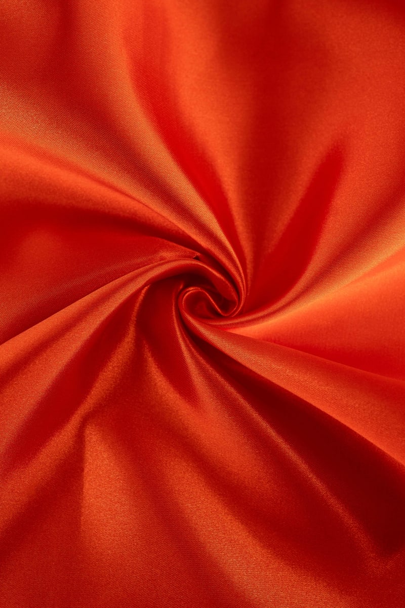Raso liso naranja