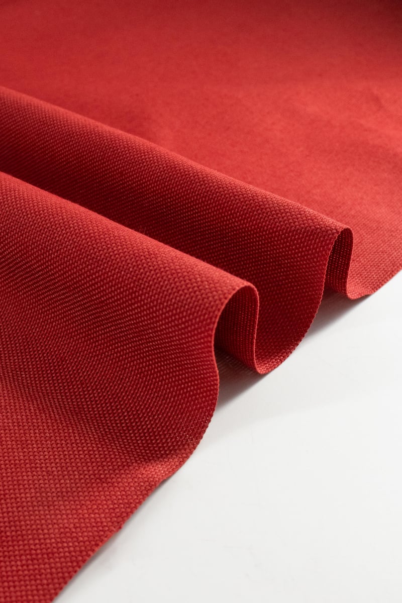 Semipanamá liso rojo oscuro