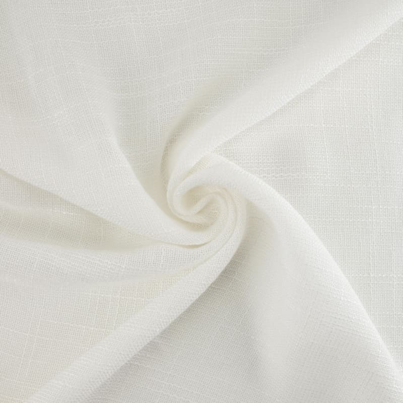 Visillo/Hopsack liso blanco neutro