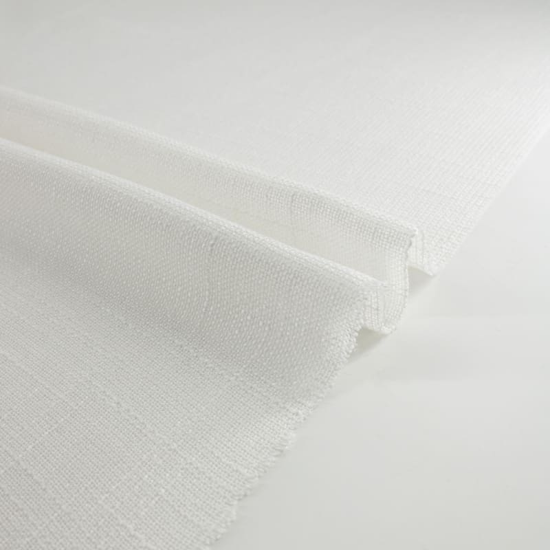 Visillo/Hopsack liso blanco neutro