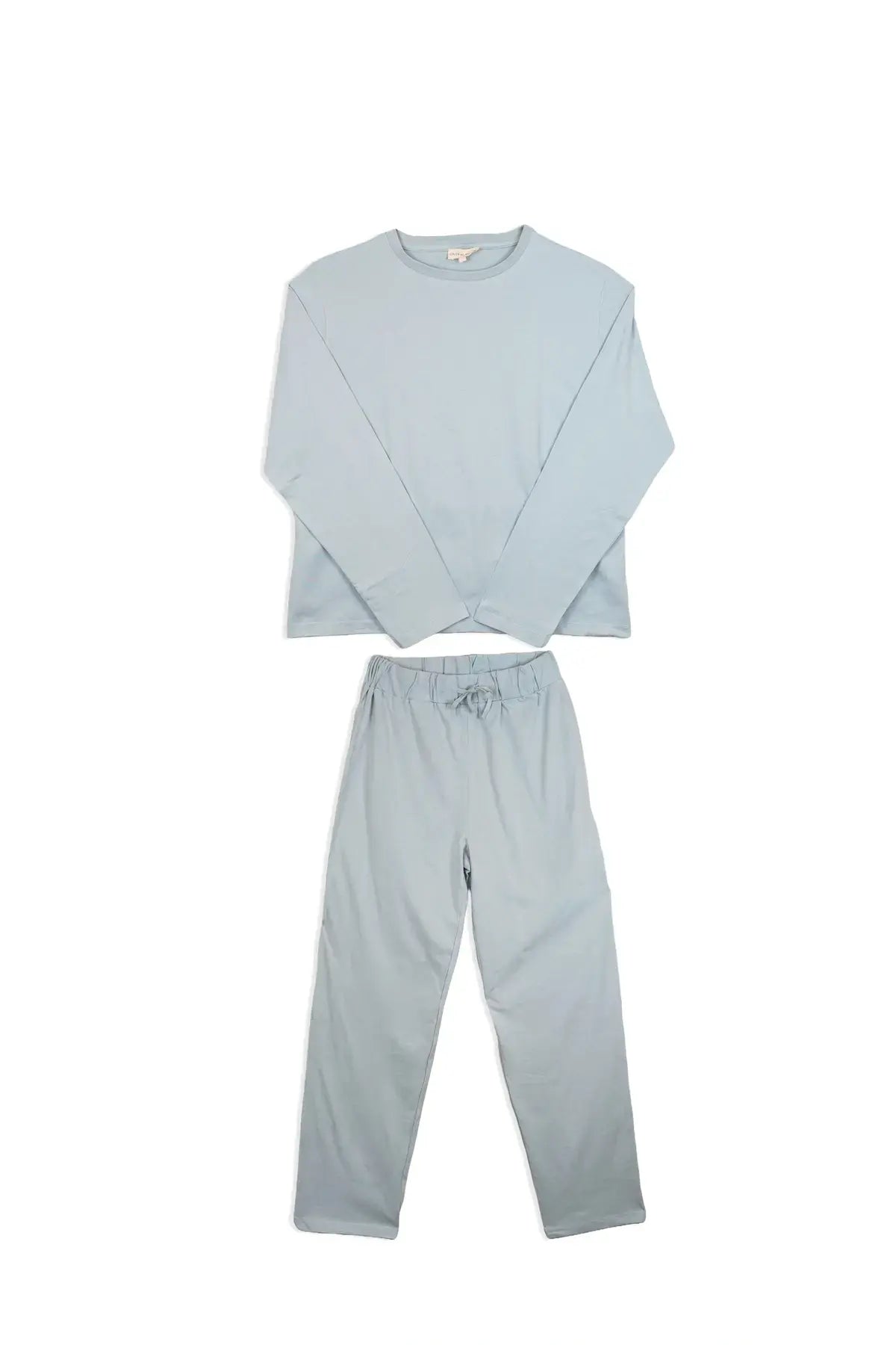 Pijamas women jersey long  glacier gray