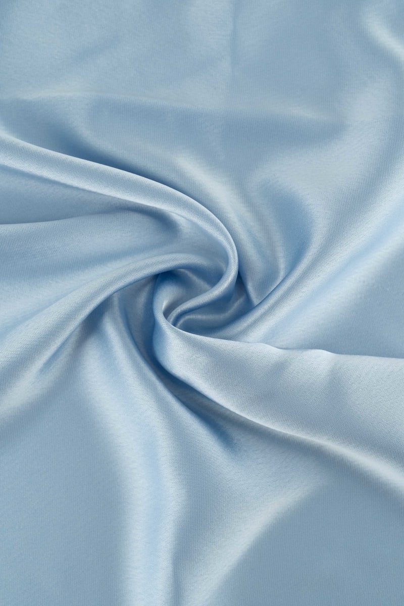 Triacetato liso azul medio
