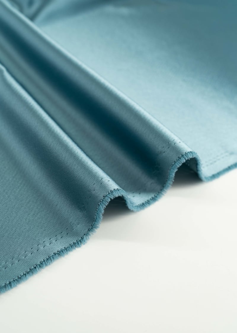 Triacetato liso azul ártico
