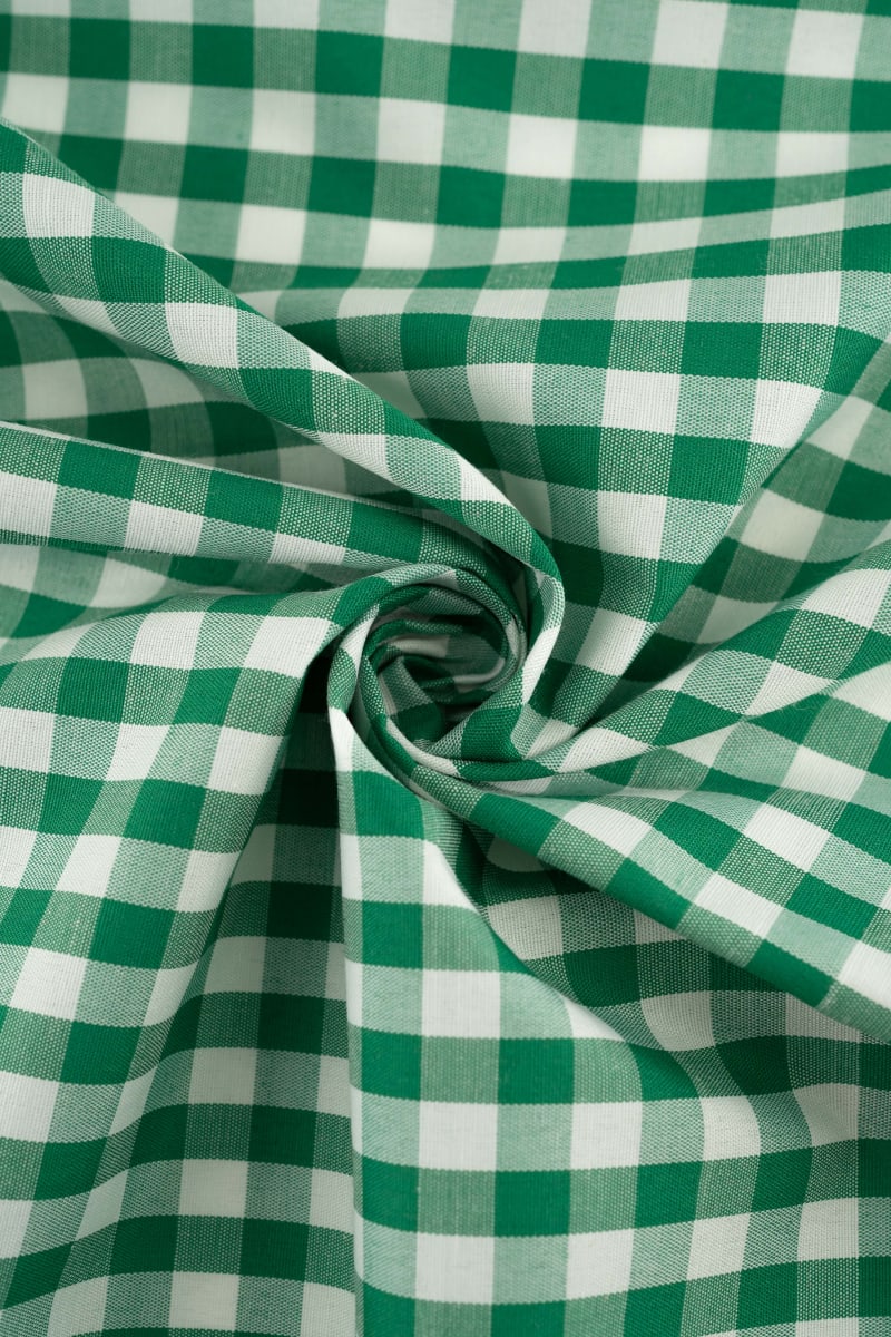 Vichy cuadros vichy verde esmeralda