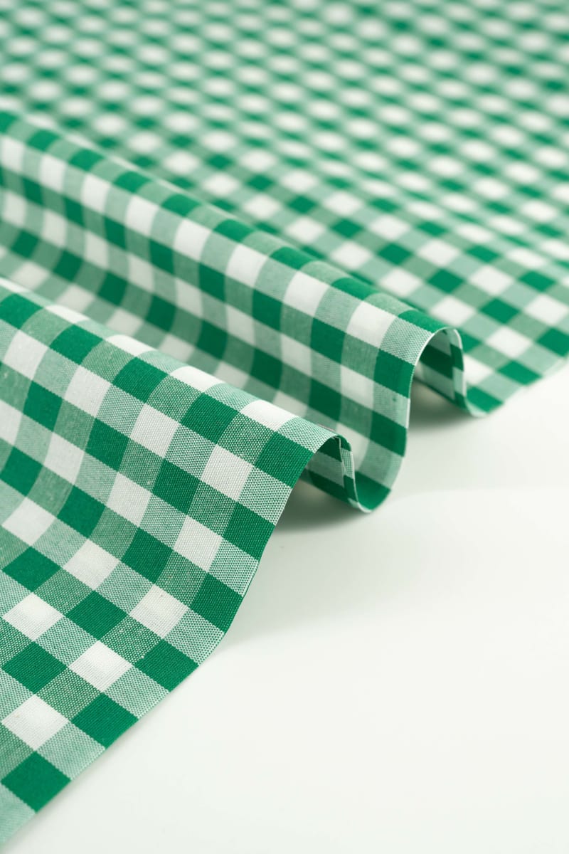Vichy cuadros vichy verde esmeralda