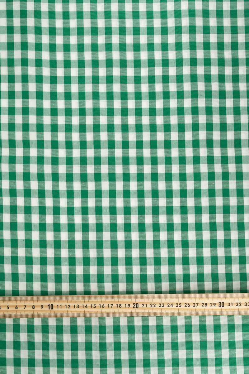Vichy cuadros vichy verde esmeralda