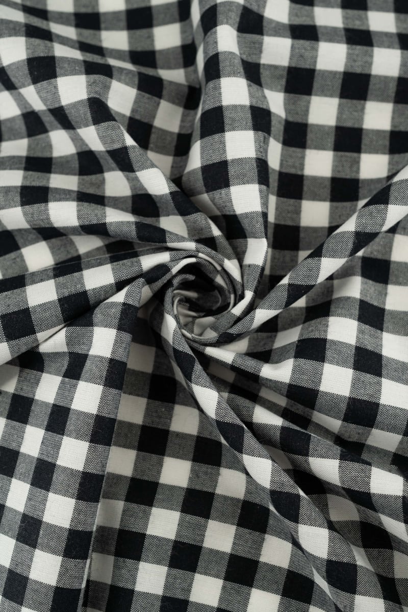 Vichy cuadros vichy negro