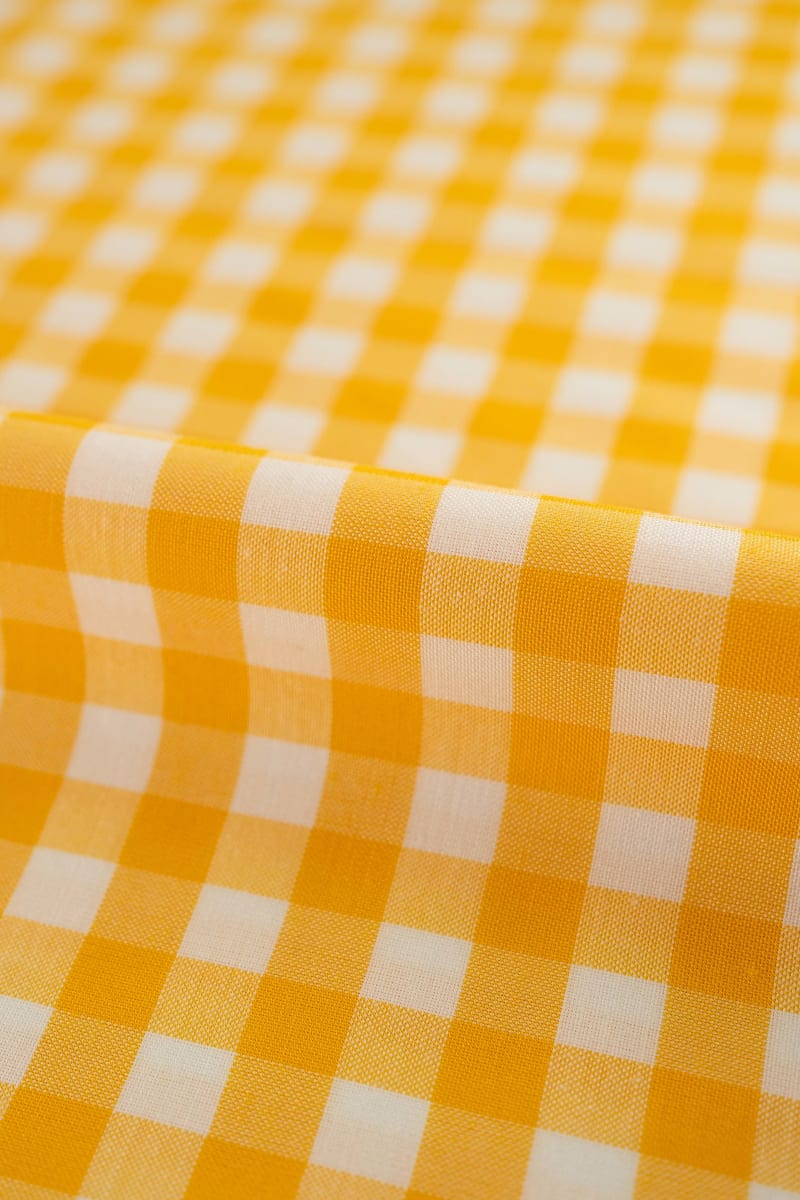 Vichy cuadros vichy amarillo