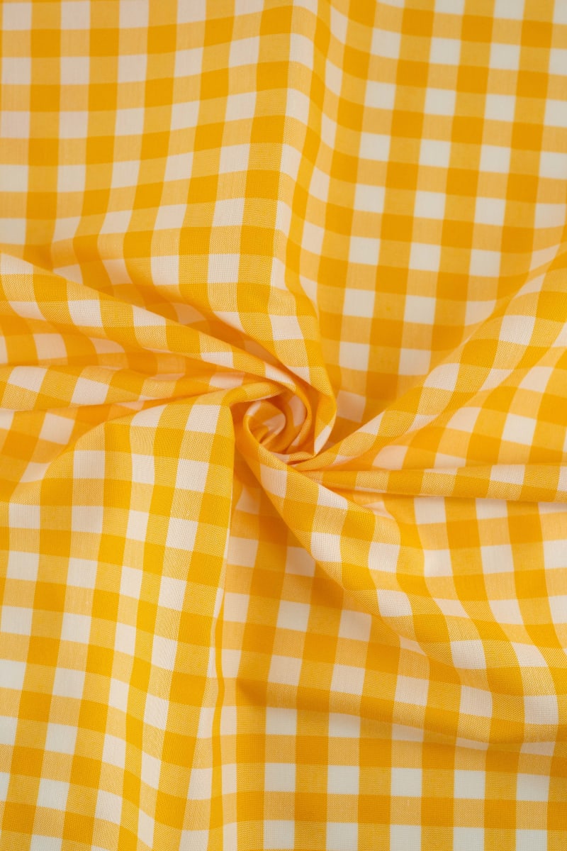 Vichy cuadros vichy amarillo