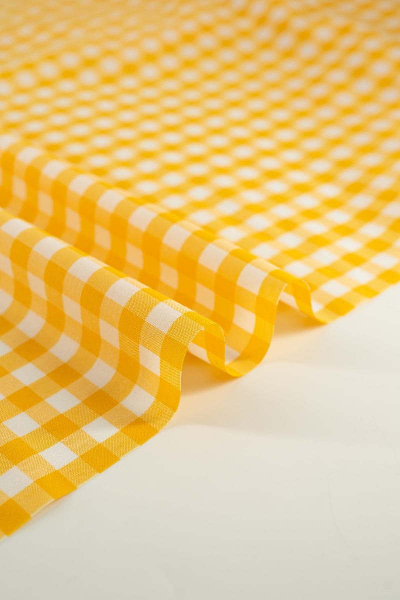 Vichy cuadros vichy amarillo