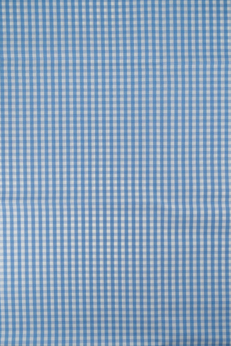 Vichy cuadros vichy azul medio 