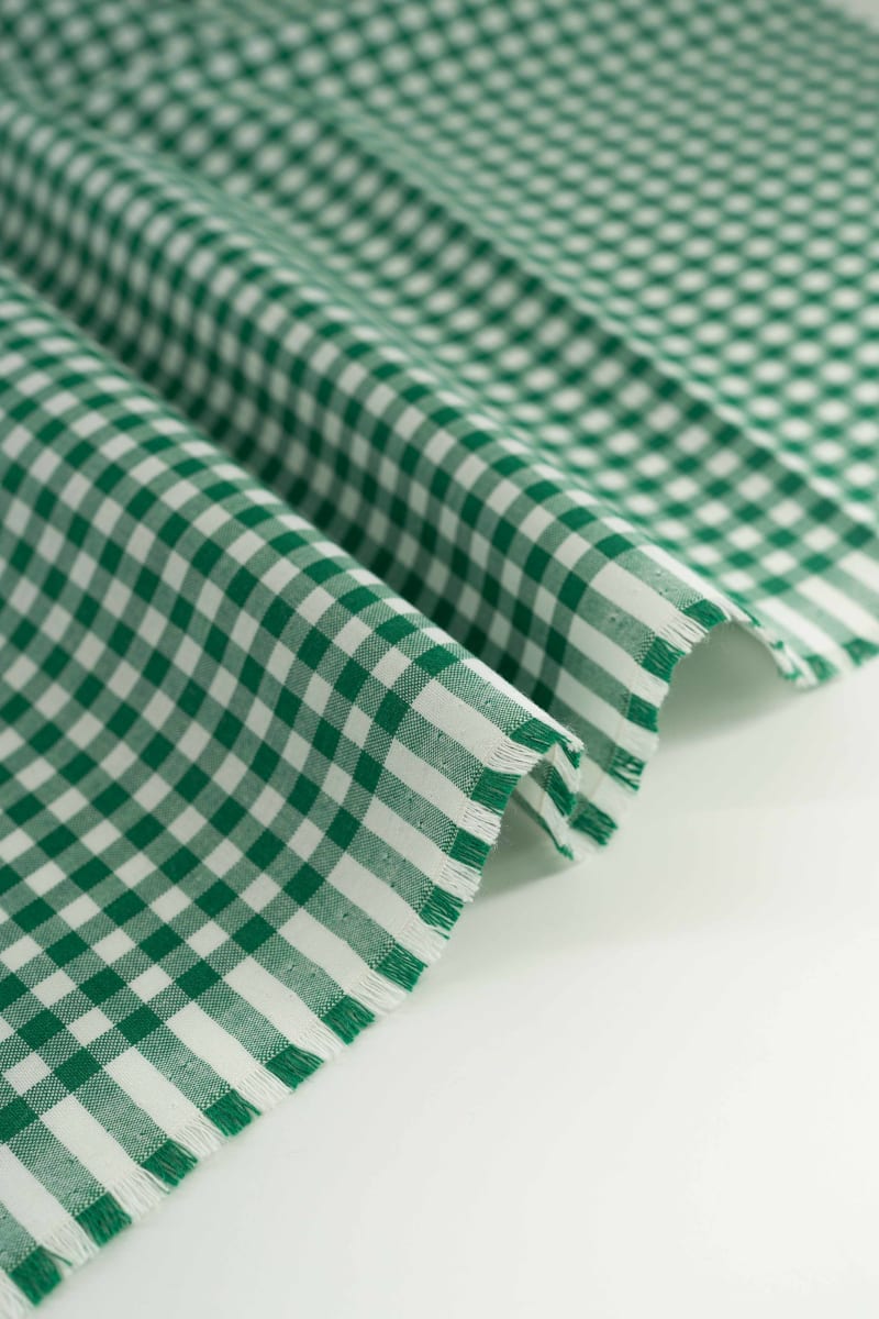 Vichy cuadros vichy verde esmeralda