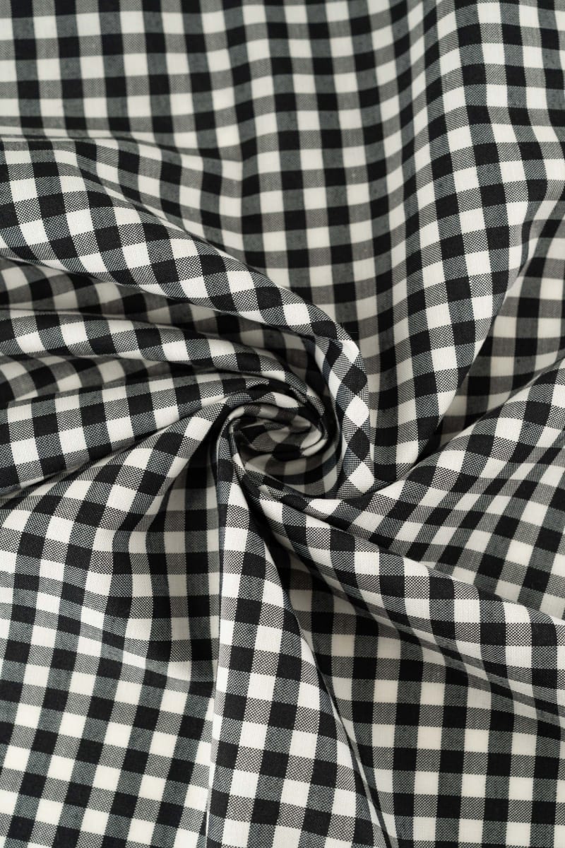 Vichy cuadros vichy negro
