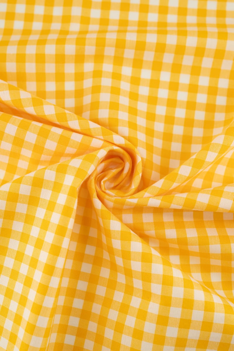 Vichy cuadros vichy amarillo