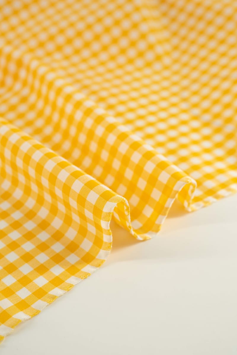Vichy cuadros vichy amarillo