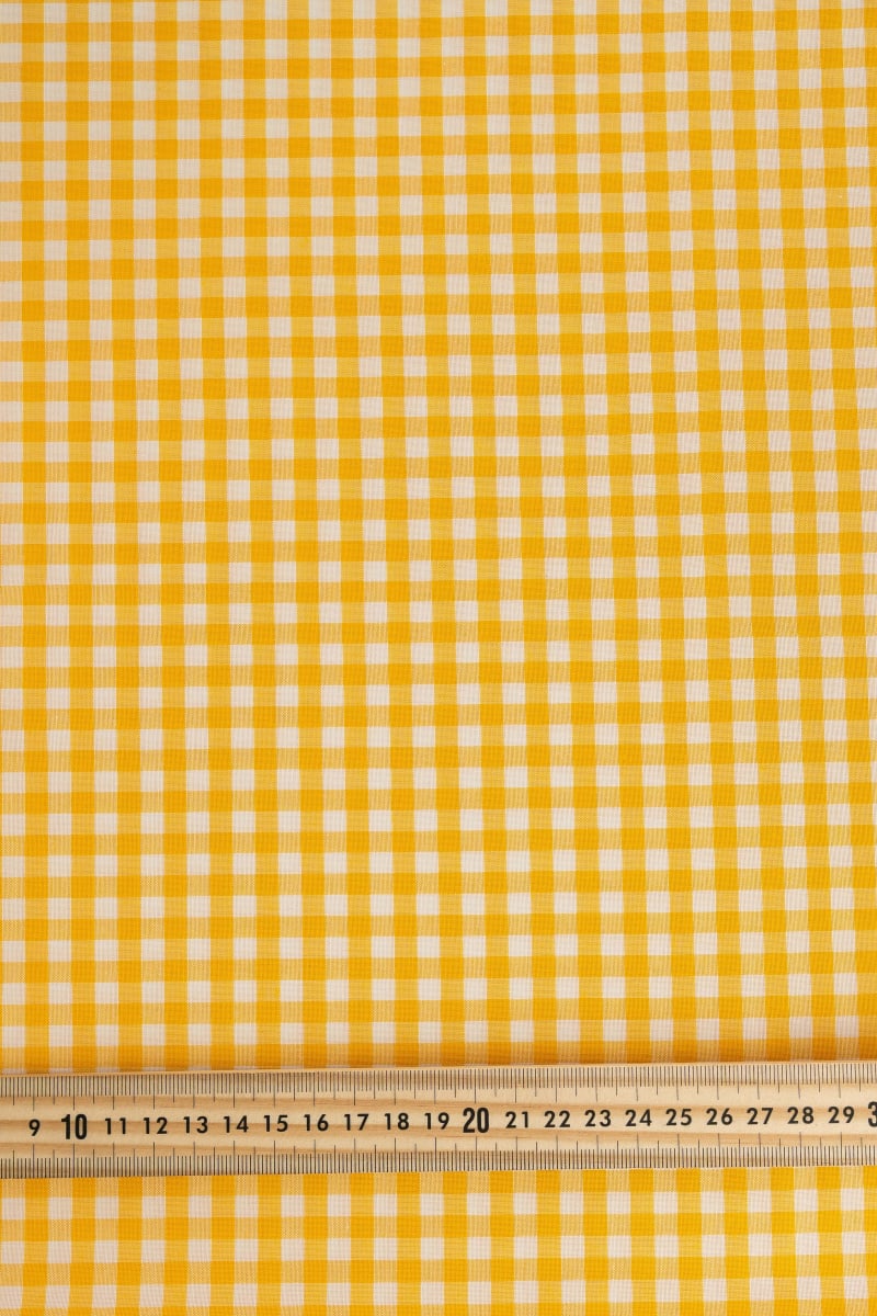 Vichy cuadros vichy amarillo