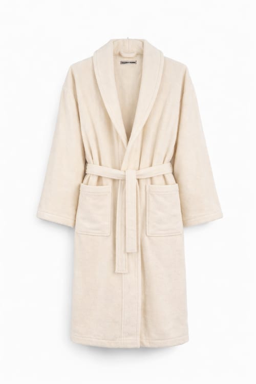 Albornoz color blanco