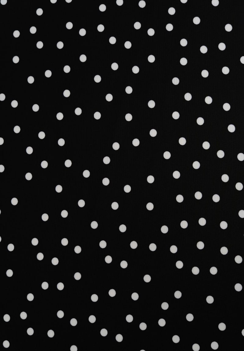 Koshibo lunares blancos con fondo negro