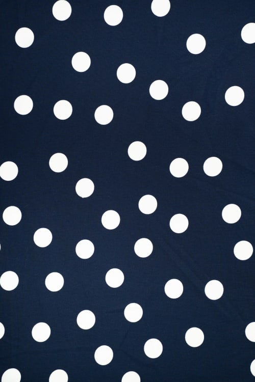 Koshibo color azul con lunar blanco de 25mm